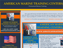 Tablet Screenshot of americanmarinetc.com